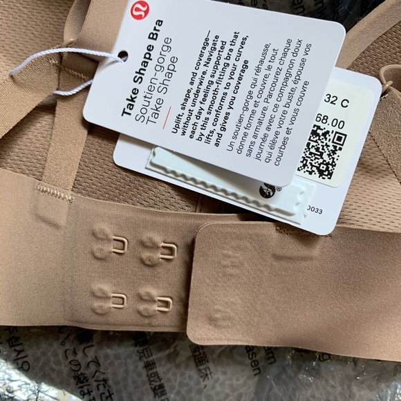 Lululemon Take Shape Bra Soft Sand Size 32C NWT - Picture 9 of 13